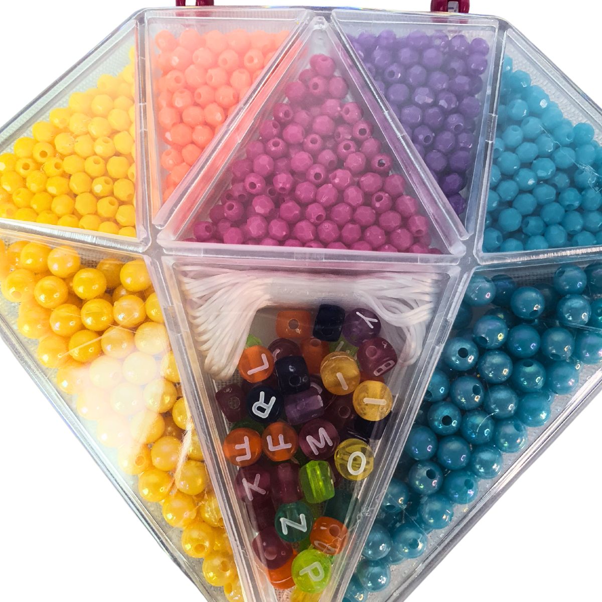 Kit Pocket Miçangas Coloridas Diamante - DM Toys Kit Pocket Miçangas Coloridas Diamante - DM Toys